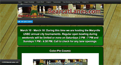 Desktop Screenshot of bearcatlanes.com